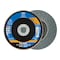 Pferd 6" x 7/8" A.H. POLIFAN Flap Disc - Z PSF STEELOX, Zirconia, 60 Grit, Flat 63052 - alternate 1